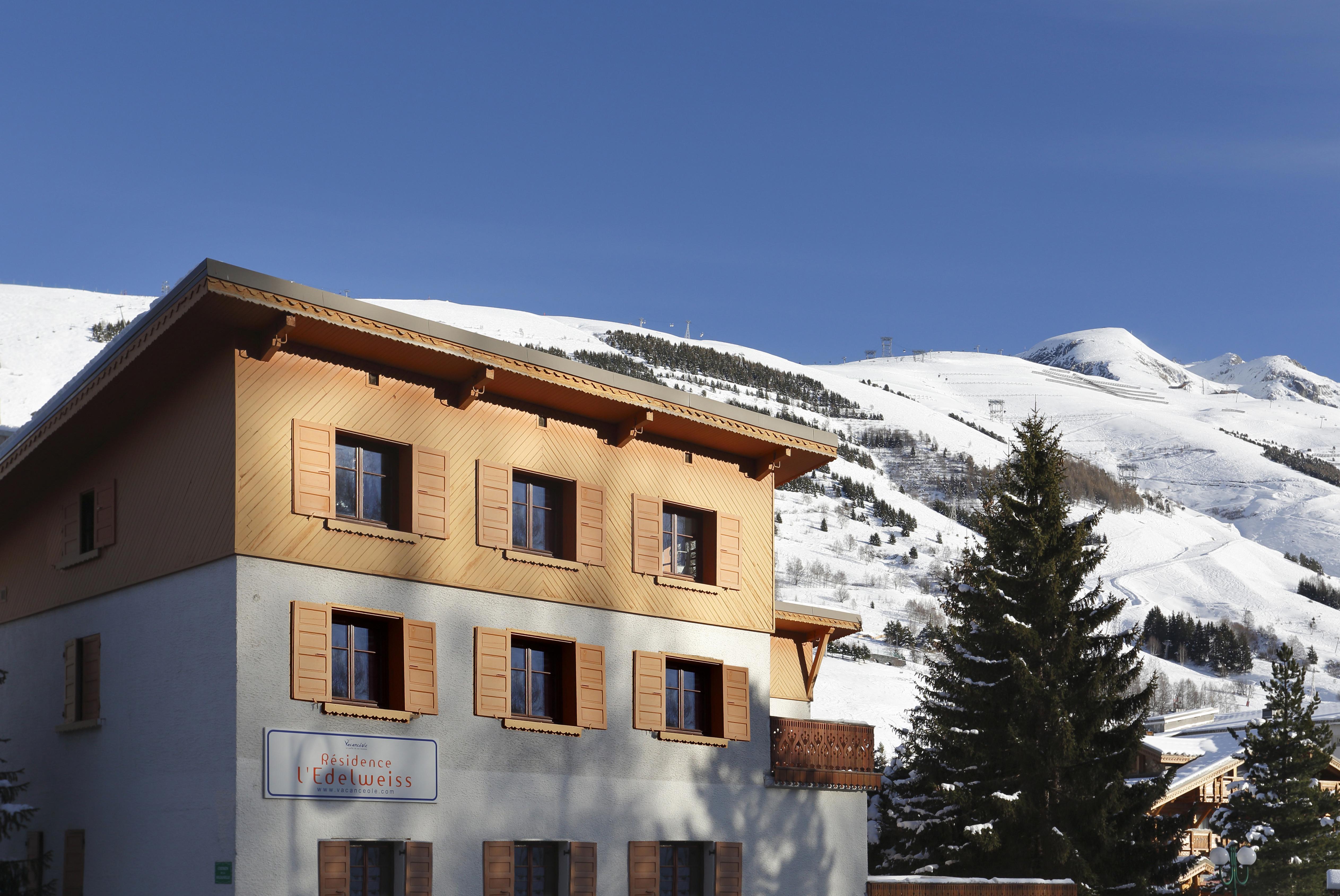 لو دوز آلب Vacanceole - Residence L'Edelweiss المظهر الخارجي الصورة